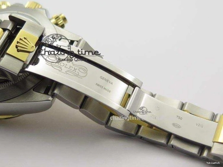 JF SS 116523 Gray On Best Bracelet A7750 YG Edition SS YG Dial Daytona 0312